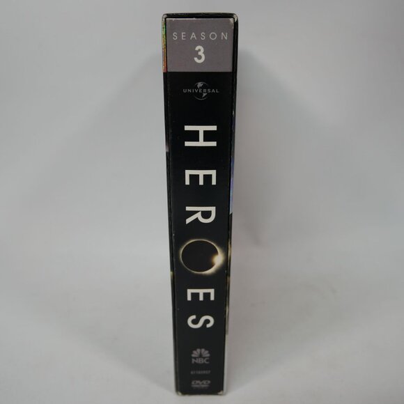Heroes Season 3 DVD Box Set Universal Sci-Fi Series Bonus Features TESTED - Picture 2 of 3